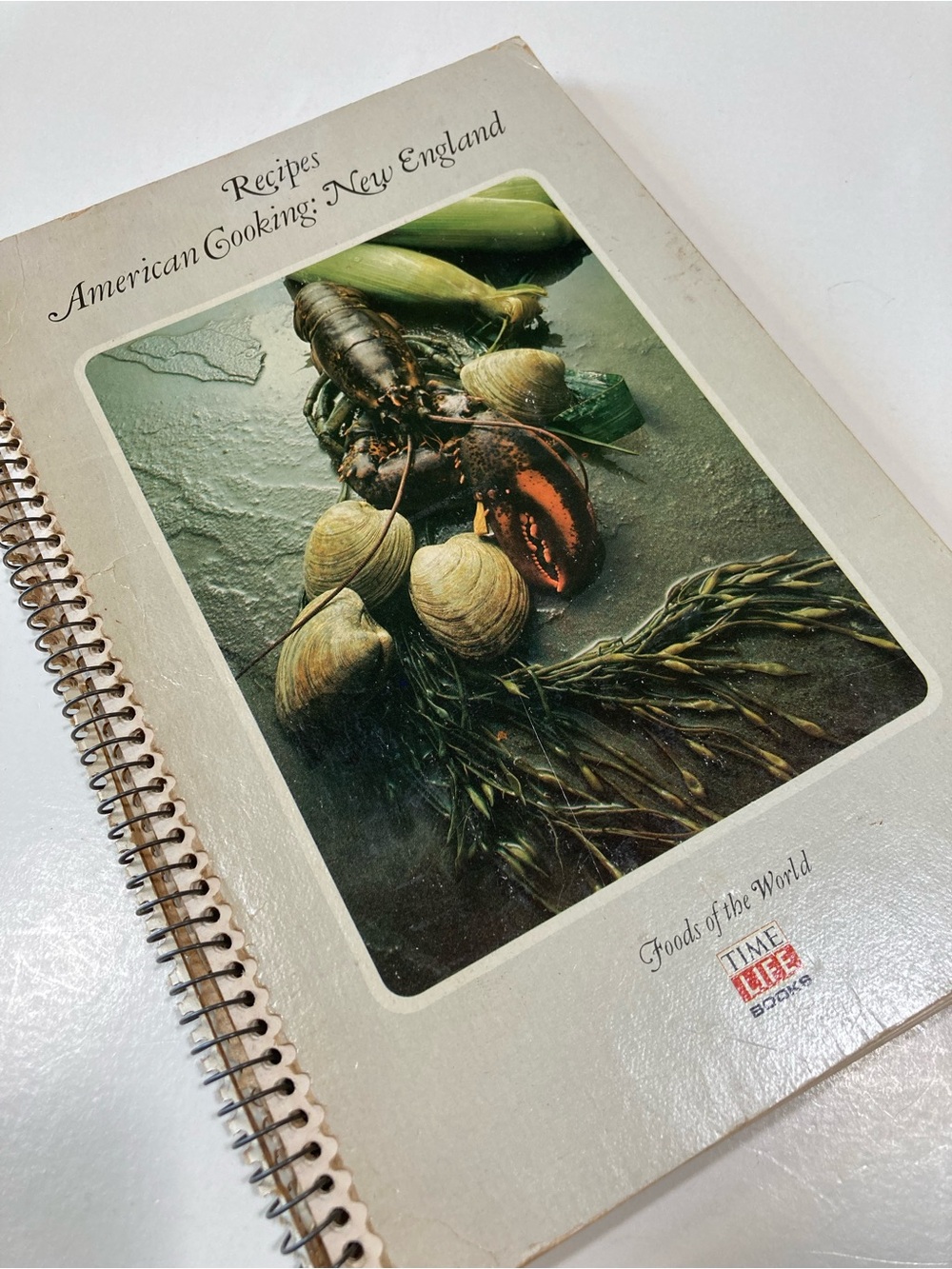 Time-Life Foods of the World: American Cooking - New England Spiral Cookbook VTG